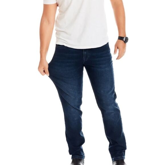 F#%k Your Khakis The Perfect Jean Athletic Fit CaptainMidnight Blue33W x 34L NWT - Picture 1 of 7